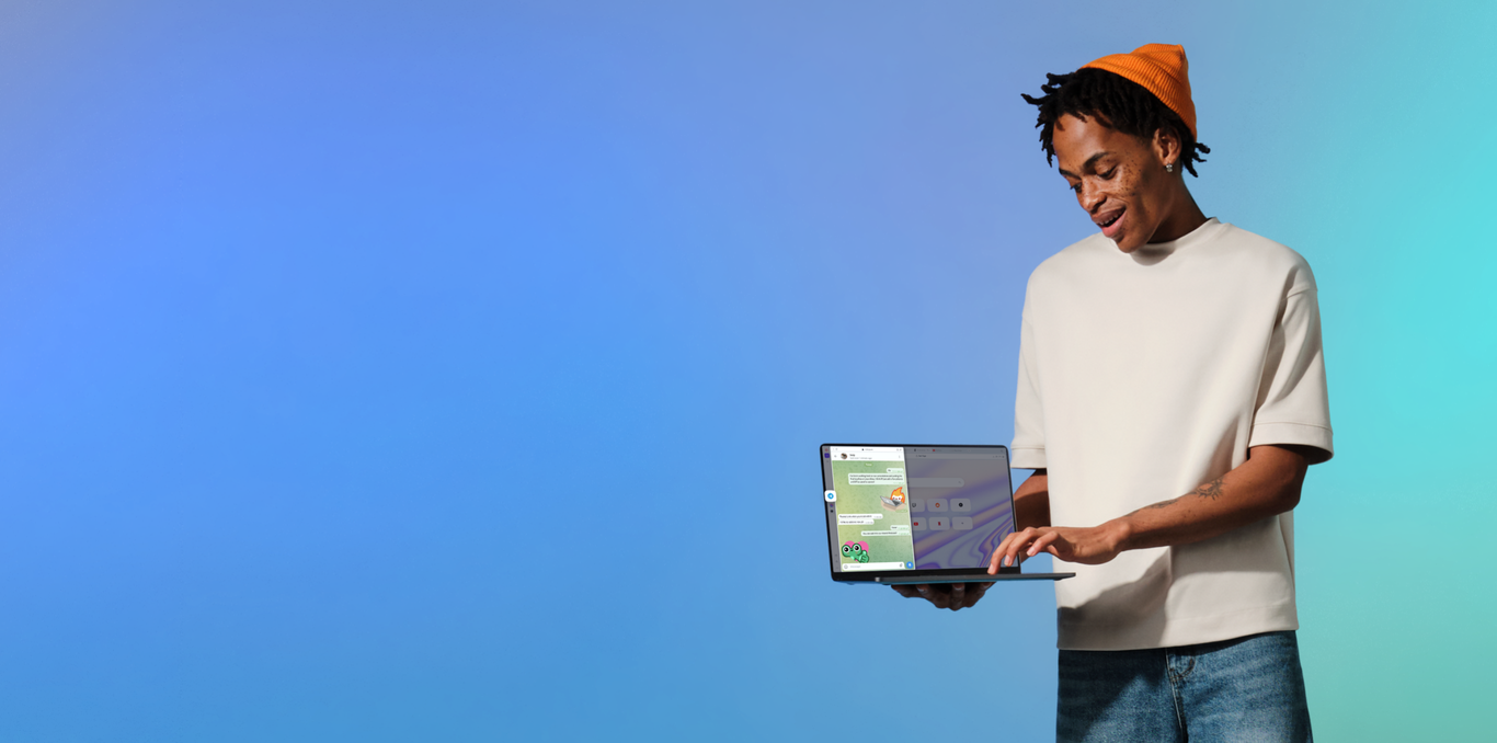Ottieni Telegram su desktop nel browser Opera