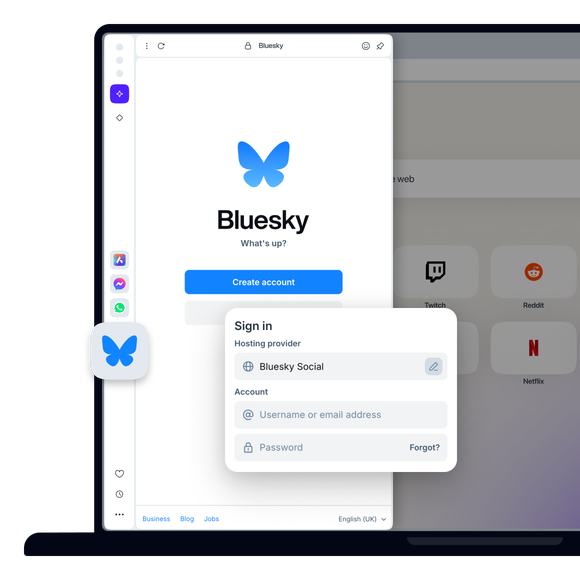 Connect to Bluesky instantly
