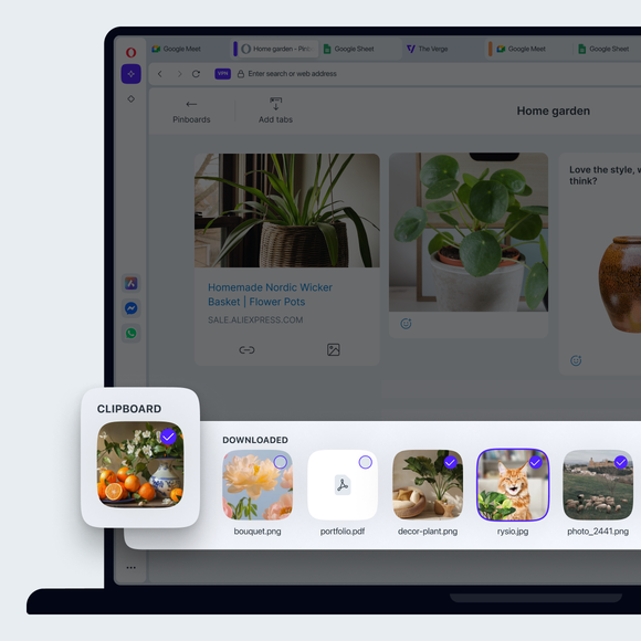 Upload from clipboard