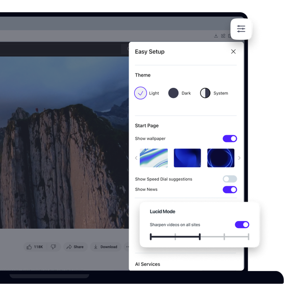 Sharpen videos by degree