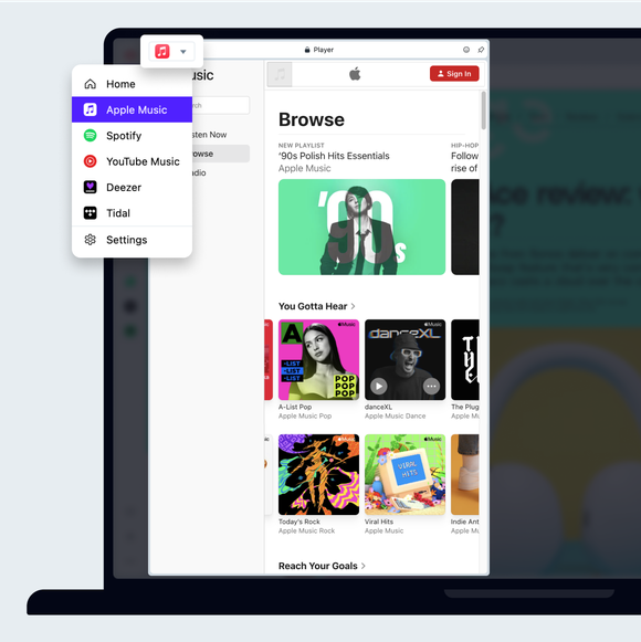 Music streaming services