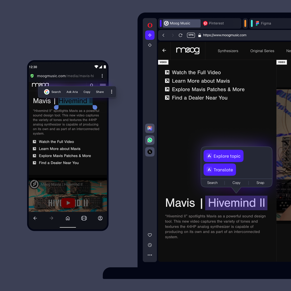 Instant AI web interaction