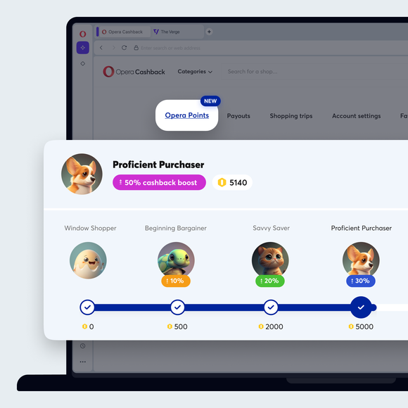 Join the Opera Points program