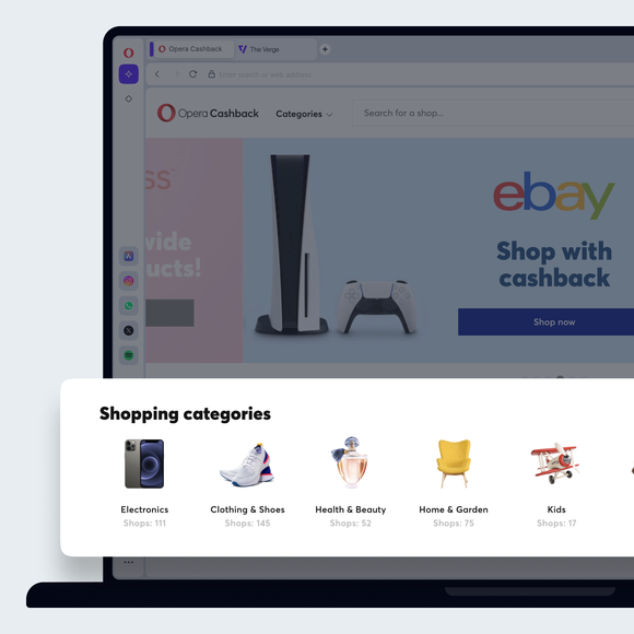 Shopping, deals and money back