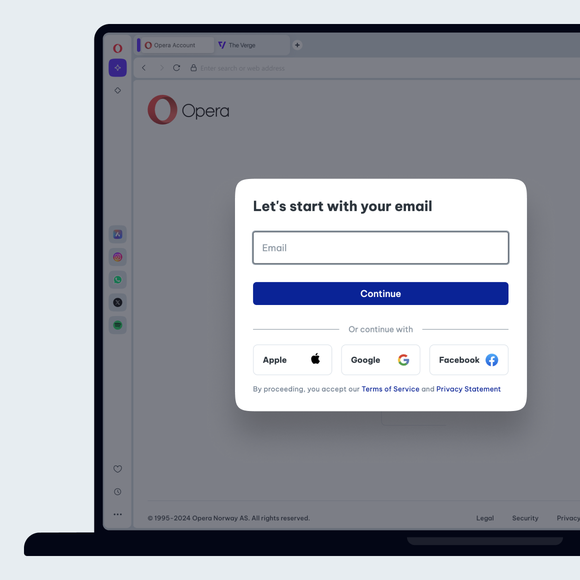 Setup is as easy as 1, 2, 3