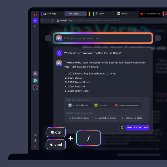 Instant comprehensive answers