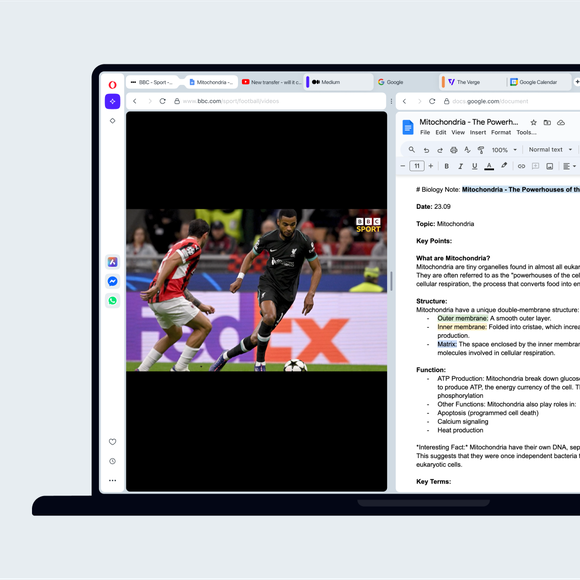 Dual screen streaming