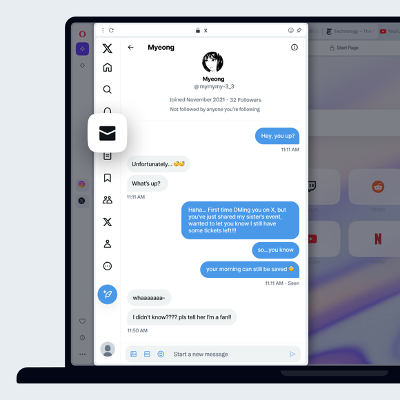 Send direct messages